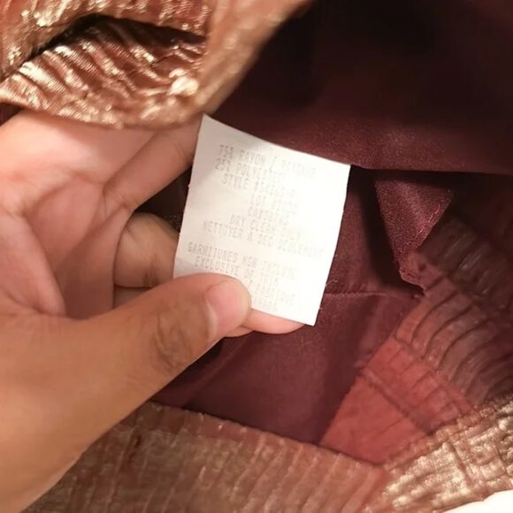 Oblique Vintage Metallic Blazer and Skirt - Picture 6 of 10